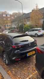Mazda 3 Skyactiv-d 116pk Aut 2019 Blauw, Auto's, 4 cilinders, Blauw, Leder, Diesel