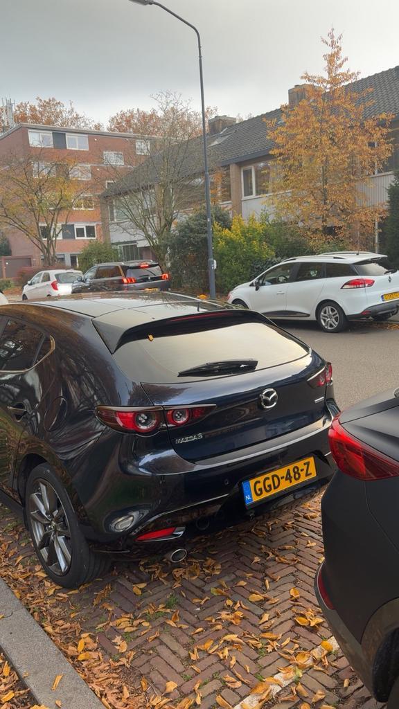 Mazda 3 Skyactiv-d 116pk Aut 2019 Blauw, Auto's, Mazda, Particulier, 360° camera, ABS, Achteruitrijcamera, Adaptieve lichten, Adaptive Cruise Control