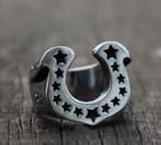 Lucky Hoefijzer ring # SALE #, 18 tot 19, Nieuw, Dame of Heer, Zilver