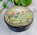 vintage vossenjacht blik jaren 40, Verzamelen, Blikken, Ophalen of Verzenden, Gebruikt, Overige