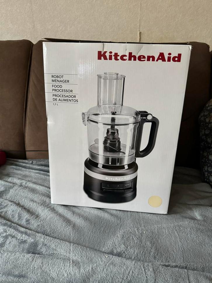 KitchenAid Foodprocessor - Keukenmachine, Witgoed en Apparatuur, Keukenmixers, Zo goed als nieuw, 1 tot 2 liter, 3 snelheden of meer