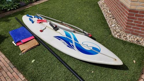 surfplank, Watersport en Boten, Windsurfen, Gebruikt, Plank, 300 cm of meer, Met vin(nen), 5 tot 7 m², Ophalen