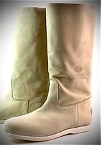Shabbies Amsterdam laarzen beige zand crème maat 37, Kleding | Dames, Hoge laarzen, Shabbies Amsterdam, Beige, Ophalen of Verzenden