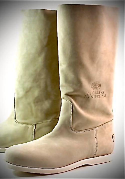 Shabbies Amsterdam laarzen beige zand crème maat 37, Kleding | Dames, Schoenen, Gedragen, Hoge laarzen, Beige, Ophalen of Verzenden
