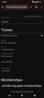 BTY CLB strippenkaart, Ophalen of Verzenden, Nieuw