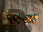 Houten puzzel met het abc, 10 tot 50 stukjes, Ophalen of Verzenden, Zo goed als nieuw, Van hout