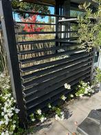 2x Flex Fence RVS -220 cm, incl Zwarte planken, Tuin en Terras, Schuttingen, Ophalen, 1 tot 2 meter, Minder dan 3 meter, Zo goed als nieuw