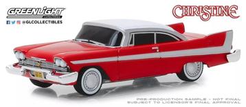 1958 Plymouth Fury evil version Greenlight 1/64 Christine beschikbaar voor biedingen