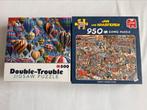 2 puzzels, Ophalen of Verzenden, 500 t/m 1500 stukjes, Zo goed als nieuw, Legpuzzel