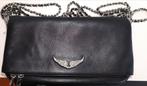 Zadig&Voltaire tas (Rock Swing Your Wings Clutch), Sieraden, Tassen en Uiterlijk, Ophalen of Verzenden, Zo goed als nieuw, Zwart