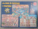 Puzzle Jan van Haasteren. 3x 1000, Hobby en Vrije tijd, Denksport en Puzzels, Ophalen of Verzenden, Zo goed als nieuw