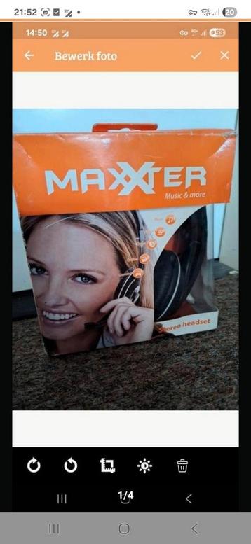 Maxxter ACT-MHS-003 Bedrade Headset - Zwart beschikbaar voor biedingen