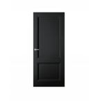 Klassieke zwarte binnendeur stomp en opdek, Niet ingevuld, 80 tot 100 cm, Binnendeur, Niet ingevuld