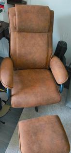 Relaxfauteuil incl. hocker, Huis en Inrichting, Ophalen, Gebruikt, Minder dan 75 cm, Metaal