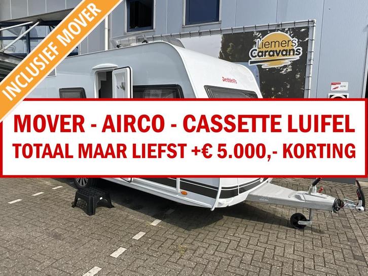 Dethleffs C'Go Edition 10 495 FR GRATIS MOVER, Caravans en Kamperen, Caravans, Bedrijf, tot en met 4, 1000 - 1250 kg, Rondzit