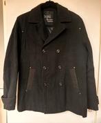 Wol jas maat L, Ophalen of Verzenden, Zo goed als nieuw, Maat 52/54 (L), Zwart