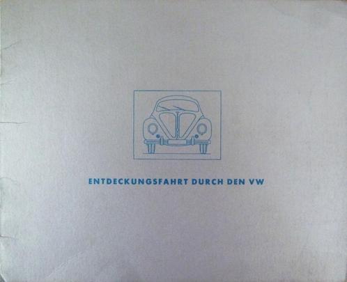 Folder VOLKSWAGEN Entdeckungsfahrt durch den VW 1950, Boeken, Auto's | Folders en Tijdschriften, Zo goed als nieuw, Volkswagen