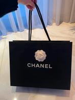 Chanel tas karton papier, Sieraden, Tassen en Uiterlijk, Tassen | Damestassen, Verzenden, Zo goed als nieuw, Zwart, Shopper