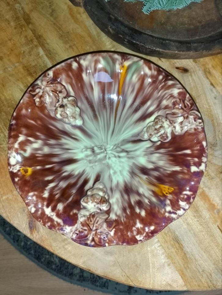 Vintage decoratieve fruitschaal Germany 1898, Antiek en Kunst, Antiek | Schalen, Ophalen of Verzenden