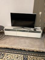 TV meubel / TV kast hoogglans wit, Ophalen, Zo goed als nieuw, 25 tot 50 cm, Minder dan 100 cm