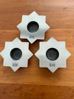 Zack Waxinelichthouders - Set van 3, Ophalen of Verzenden, Zo goed als nieuw, Metaal, Kandelaar