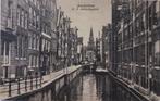 Zeer mooie oude Briefkaart: 0.Z. Achterburgwal in Amsterdam., Ophalen of Verzenden, 1920 tot 1940, Gelopen, Noord-Holland