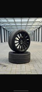 Te koop: 20 inch AMG breedset velgen zwart – Mercedes, Auto-onderdelen, Ophalen, Gebruikt, Velg(en), Personenwagen