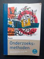 Onderzoeksmethoden - Peer Scheepers, Tobi, Boeije - 9e druk, Gelezen, Peer Scheepers, Hilde Tobi, Hennie Boeije, Gamma, HBO