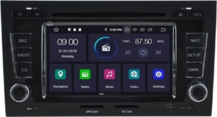 Apple carplay Navigatie AUDI A4 2005 dvd carkit android 13, Auto diversen, Autoradio's, Nieuw, Ophalen of Verzenden