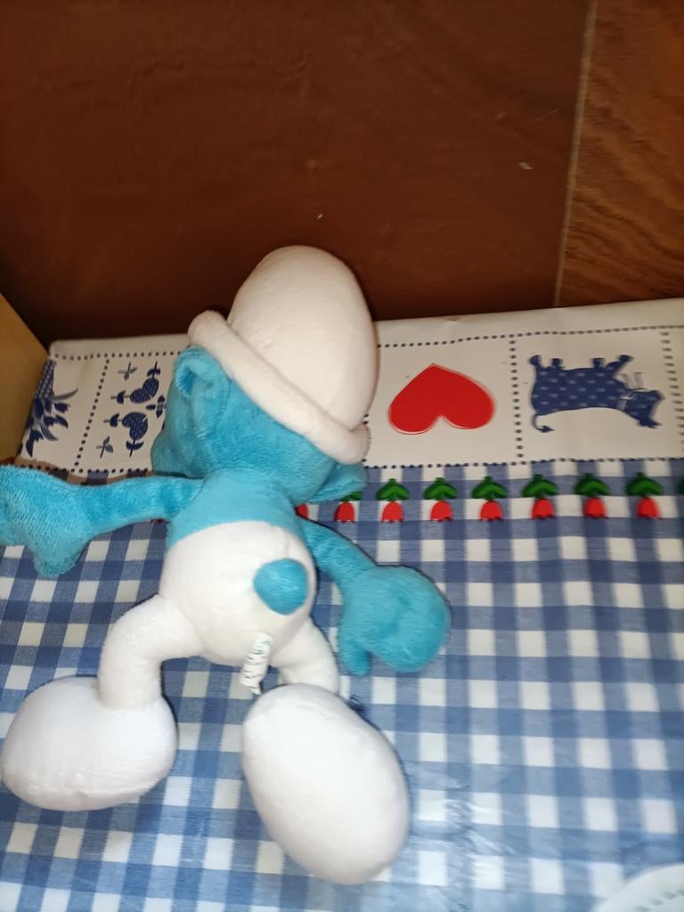 Smurf knuffel Smurfen 30 cm groot, Verzamelen, Smurfen, Ophalen of Verzenden, Zo goed als nieuw