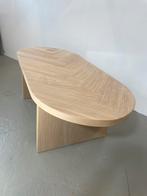 Eiken visgraat salontafel, 50 tot 100 cm, Eikenhout, Nieuw, Modern