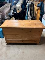 Antieke Grenen Timmermanskist, Ophalen, Gebruikt, 50 tot 100 cm, Minder dan 50 cm