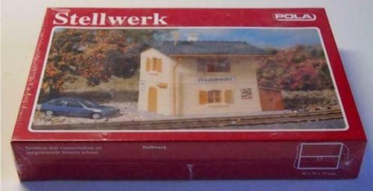 Pola Stellwerk Waaldrecht (310553), Hobby en Vrije tijd, Modeltreinen | H0, Nieuw, Brug, Tunnel of Gebouw, Gelijkstroom of Wisselstroom