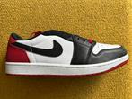 Nike Air Jordan 1 Retro Low OG Black Toe 46 Nieuw, Zwart, Nieuw, Ophalen of Verzenden, Sneakers of Gympen