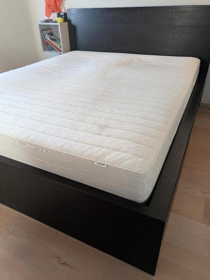 IKEA MALM bed met lades, incl matras & lattenbodem, Huis en Inrichting, Slaapkamer | Bedden, Gebruikt, Tweepersoons, 160 cm, 200 cm