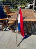 Vlaggenstok gebogen RVS 130 cm, Watersport en Boten, Ophalen of Verzenden, Overige typen