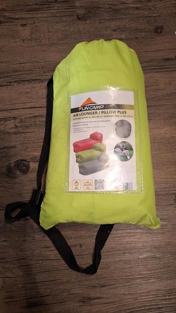 Fun Camp Air Lounger/Pillow Plus - Nieuw! beschikbaar voor biedingen