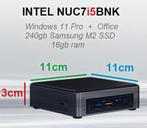Intel NUC i5 Windows 11 Mini Pc NUC7i5BNK, Computers en Software, Desktop Pc's, Intel, Ophalen of Verzenden, Zo goed als nieuw