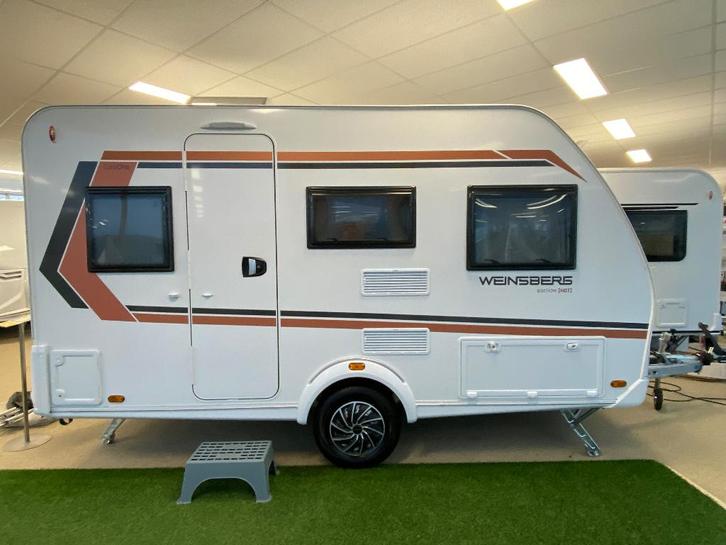WEINSBERG 390 QD cara one (edition hot), Caravans en Kamperen, Caravans, Particulier, tot en met 4, 750 - 1000 kg, Treinzit, Overige merken