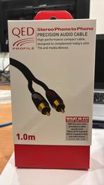 QED STEREO RCA RCA, Ophalen of Verzenden, Zo goed als nieuw, Minder dan 2 meter, Interlink-kabel