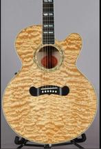Gibson J-185 EC Quilt top Custom shop, Ophalen, Zo goed als nieuw, Western- of Steelstringgitaar, Met koffer