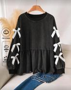 Top Nora Zwart (44-52), Kleding | Dames, Verzenden, Nieuw, Zwart, Shirt of Top