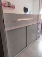 Half hoogslaper wit, Ophalen, Gebruikt, 90 cm, Eenpersoons