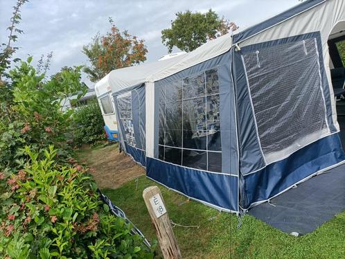 Caravan voortent met luifel en uitbouw, Caravans en Kamperen, Caravan accessoires, Zo goed als nieuw, Ophalen