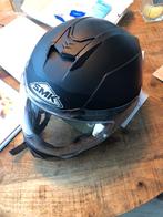 SMK Motorhelm - Zwart - Gebruikt, Ophalen of Verzenden, Gebruikt