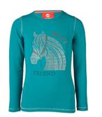 Seablue groenig Red Horse Flash shirt maat 116, Kinderen, Dressuur, Nieuw, Ophalen of Verzenden