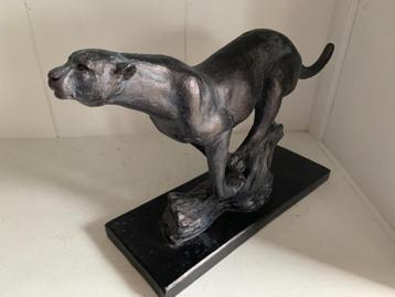 Black Panther - plateau - composiet - sculptuur - composiet beschikbaar voor biedingen