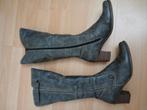 Maat 40 Rieker leerlook hoge laarzen grijsbruin met hak, Kleding | Dames, Schoenen, Hoge laarzen, Ophalen of Verzenden, Zo goed als nieuw