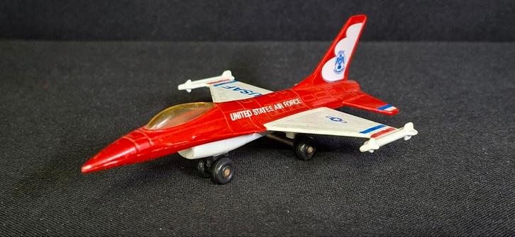Matchbox F-16 USAF - Vintage Vliegtuig. BIEDEN, Verzamelen, Luchtvaart en Vliegtuigspotten, Gebruikt, Schaalmodel, Ophalen of Verzenden