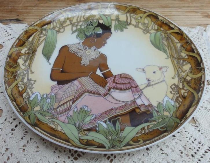 Villeroy & Boch, Unicef wandbord, Children of the world nr 3, Antiek en Kunst, Antiek | Wandborden en Tegels, Ophalen of Verzenden